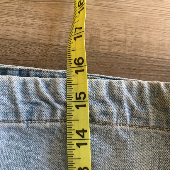 Free People Lace Up Denim Skirt - Picture 7 of 7